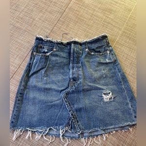 Mini Zara denim skirt (07)